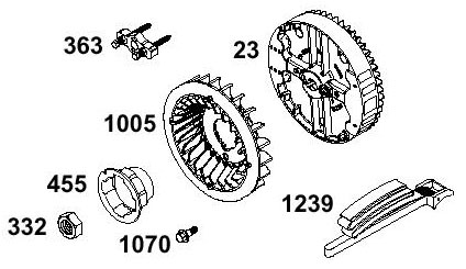 1239. 19433 Briggs Animal, LO206 Flywheel Holder Wrench - Special Order