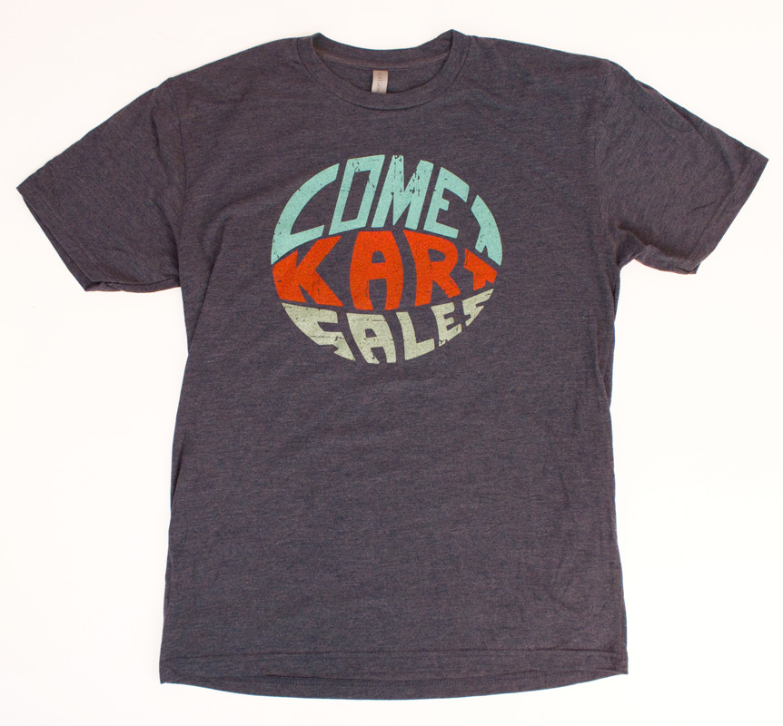 Comet Kart Sales Retro Logo T-Shirt