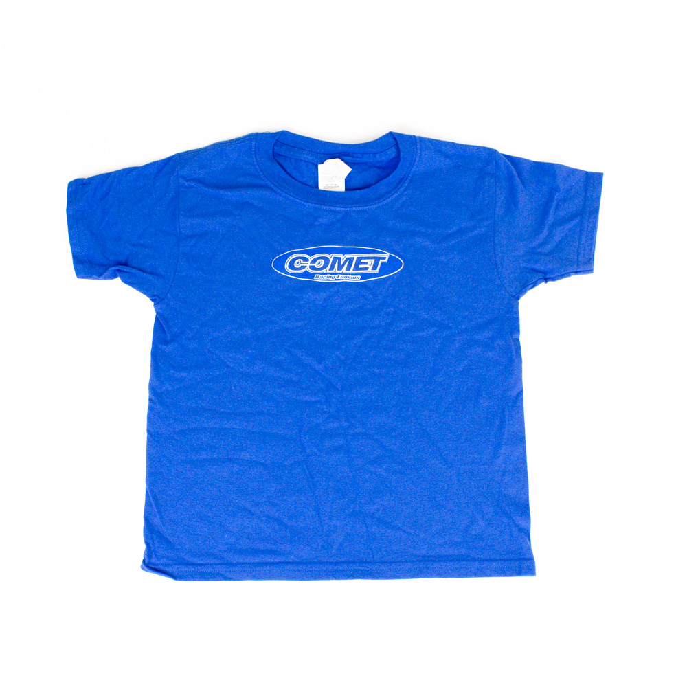 Comet Racing Engines Kids Size Blue T-Shirt :: T-Shirts :: Apparel ...