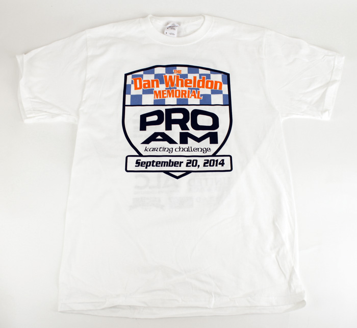 Close Out! Official 2014 Dan Wheldon Pro-Am Karting Challenge T-Shirt