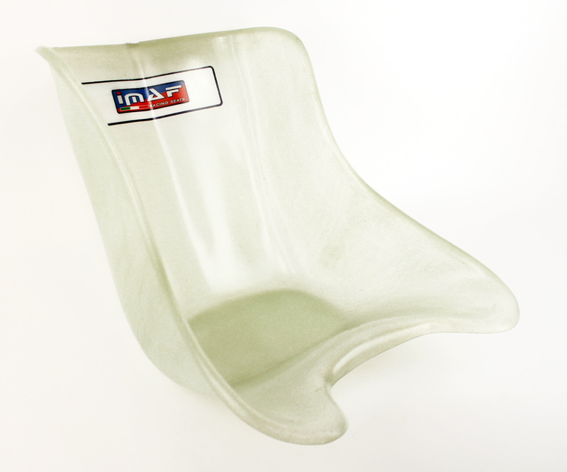 IMAF F6 Fiberglass Flat Bottom Seat, Semi Transparent, Standard
