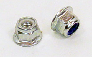 6mm Flange Lock Nut with Nylock