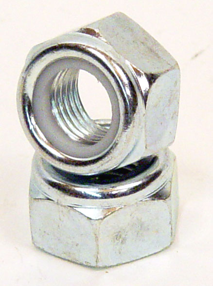 Metric 14mm Nylock Lock Nut for 17mm Front Spindle Shafts