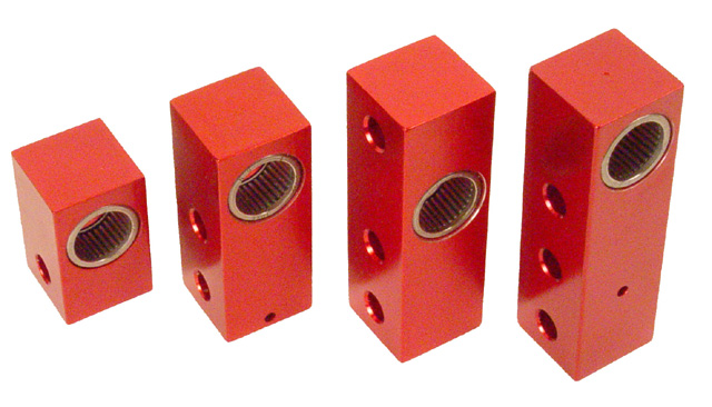 5/8" Red Steering Shaft Block with Needle Bearing