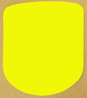 Vinyl Yellow Stick On Driver Panel