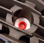 5X Red Plastic Spark Plug Hole Cover Insert, 14mm Spark Plug Holes