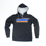 New! Comet Kart Sales Black Next Level Hooded Sweatshirt, Lightweight