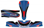 Eagle Kart KG 506 CIK Bodywork Complete Sticker Kit