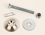 LBK-03 Round Lead Weight Flat Head Drilled Bolt Kit with Clip